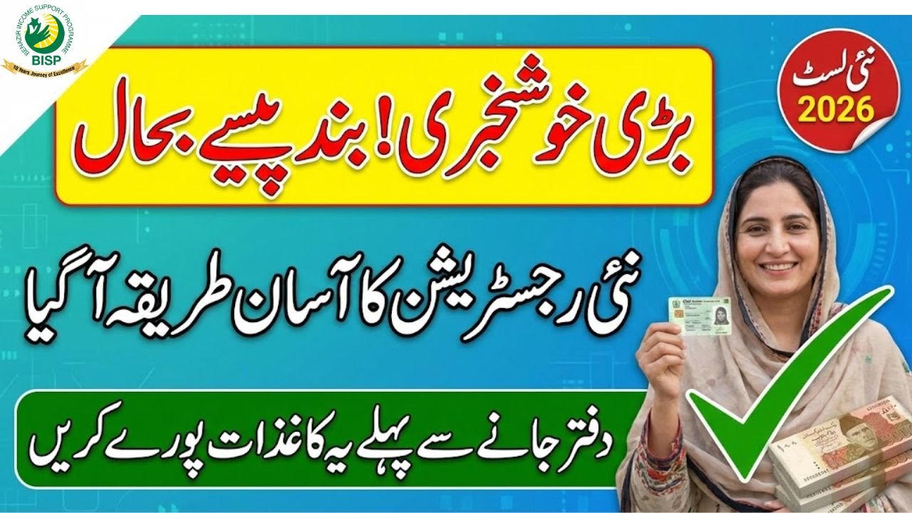 BISP Kafalat Dynamic Registry Method 2026 – Registration, Survey & Eligibility Guide